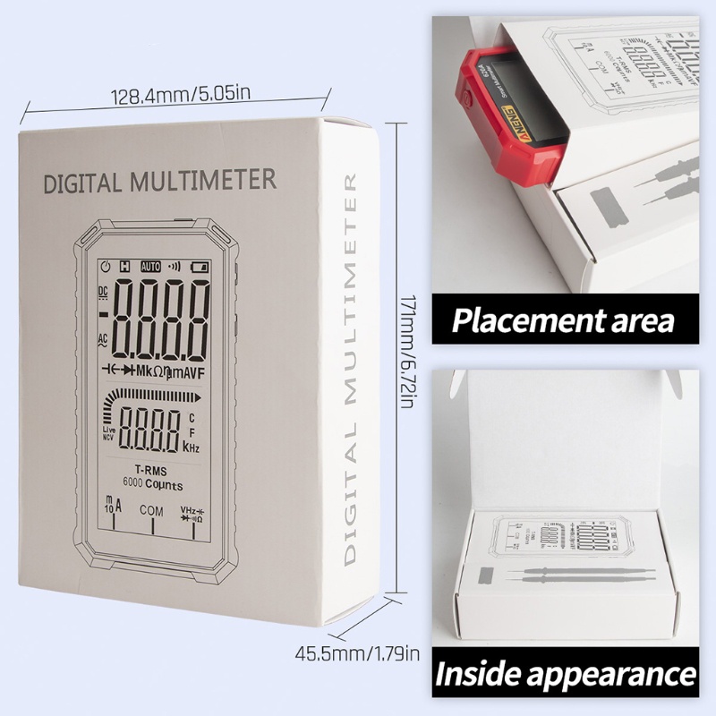 Vôn Kế Kỹ Thuật Số Màn Hình LCD DC Cao Cấp