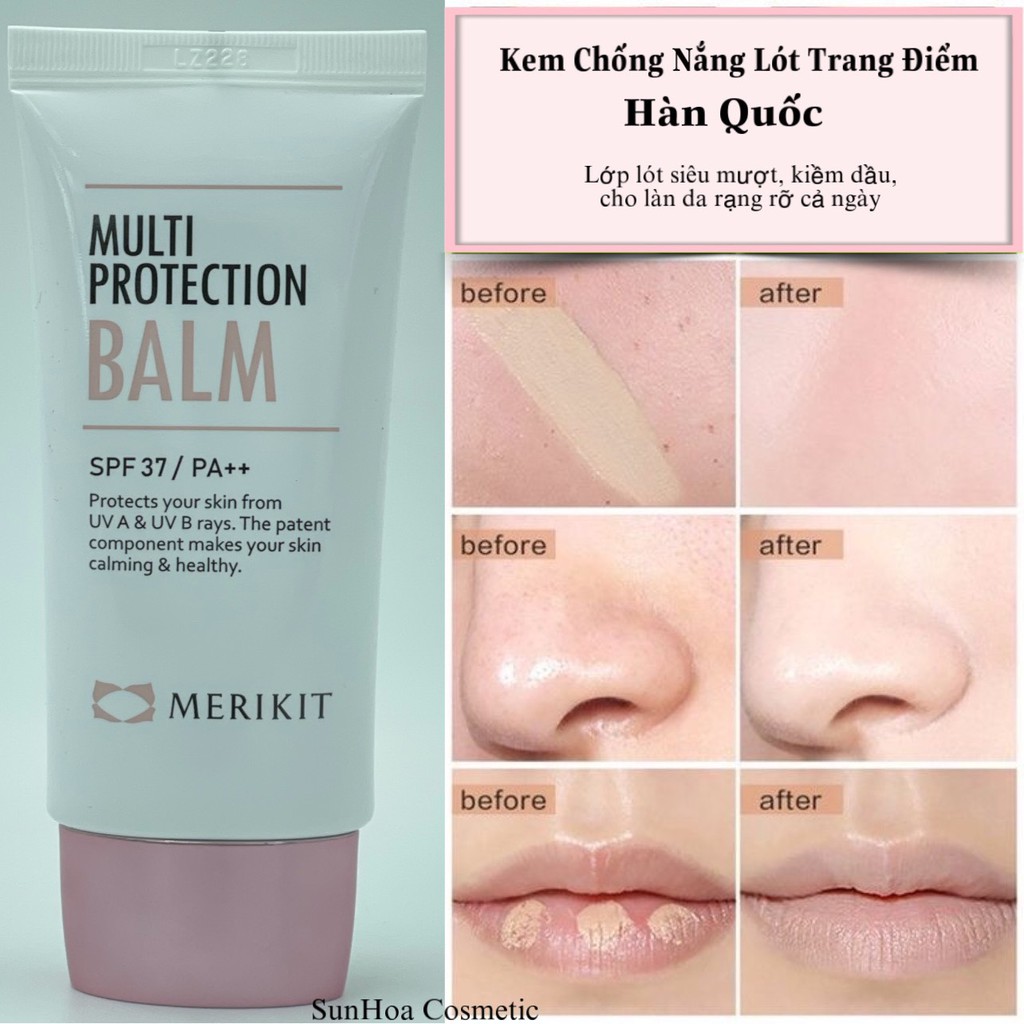 Kem Chống Nắng Với Có Lớp Nền Trang Điểm Siêu Xinh Hàn Quốc MULTI PROTECTION BALM 50ml