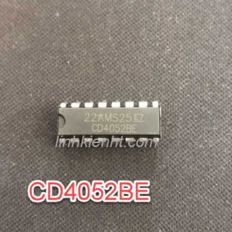 2 CON IC SỐ CD4052BE  CD4052 4052 DIP-16 (CHÂN CẮM)