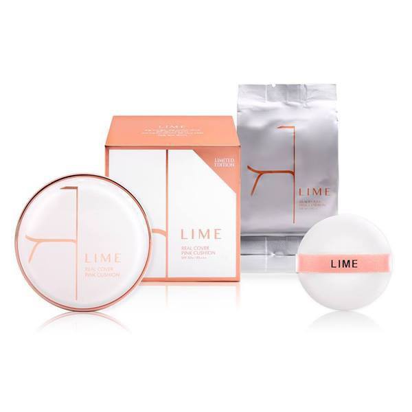 Phấn lime real cover pink cushion &quot;mẫu mới“