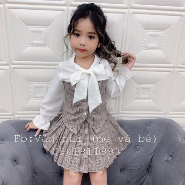 Sét diện tết cho bé mẫu kẻ siêu sành điệu cho bé