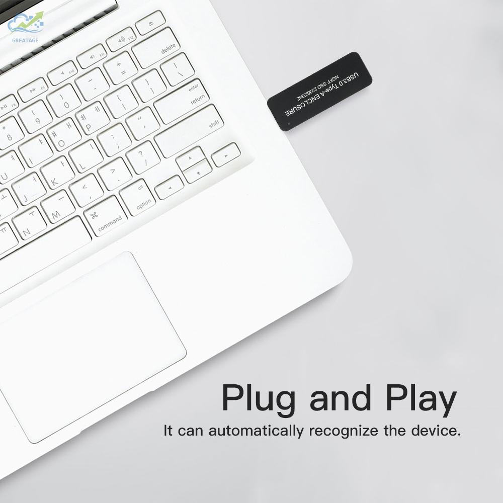 Hộp Đựng Ổ Cứng Ngff / M.2 Ssd Sang Usb 3.0 Type-A | BigBuy360 - bigbuy360.vn