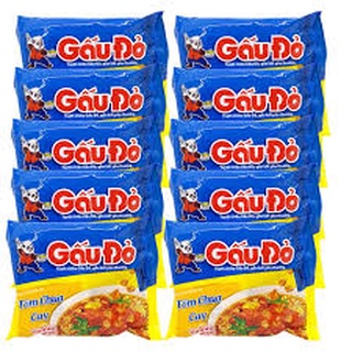 Combo 20 gói Mì Chay Gấu Đỏ 62g