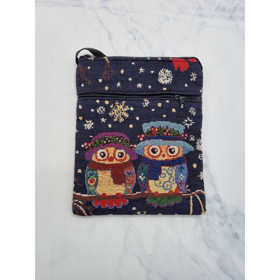 Túi đeo chéo vải thêu nhiều mẫu hình rất đẹp TC142207