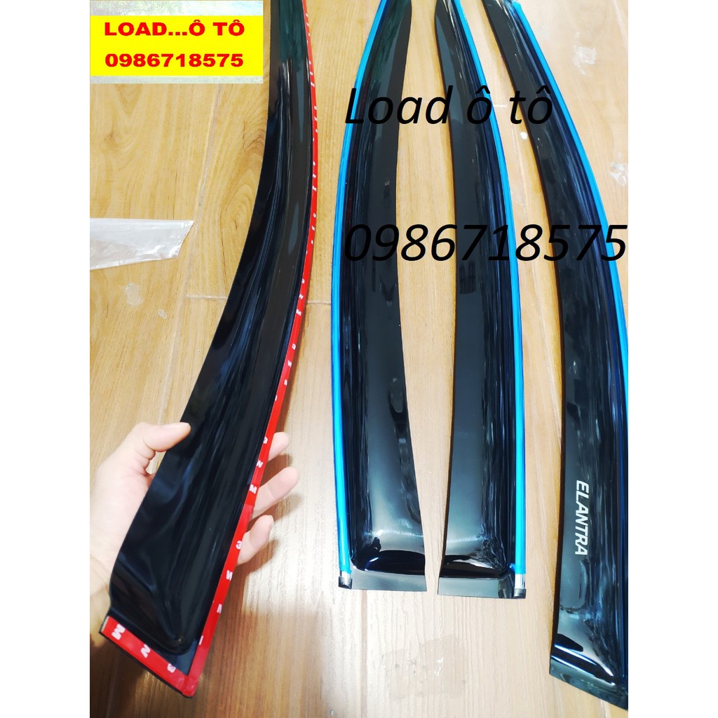 Vè Che Mưa Xe Huyndai Elantra 2023-2016 Mẫu Chỉ Inox Cao Cấp
