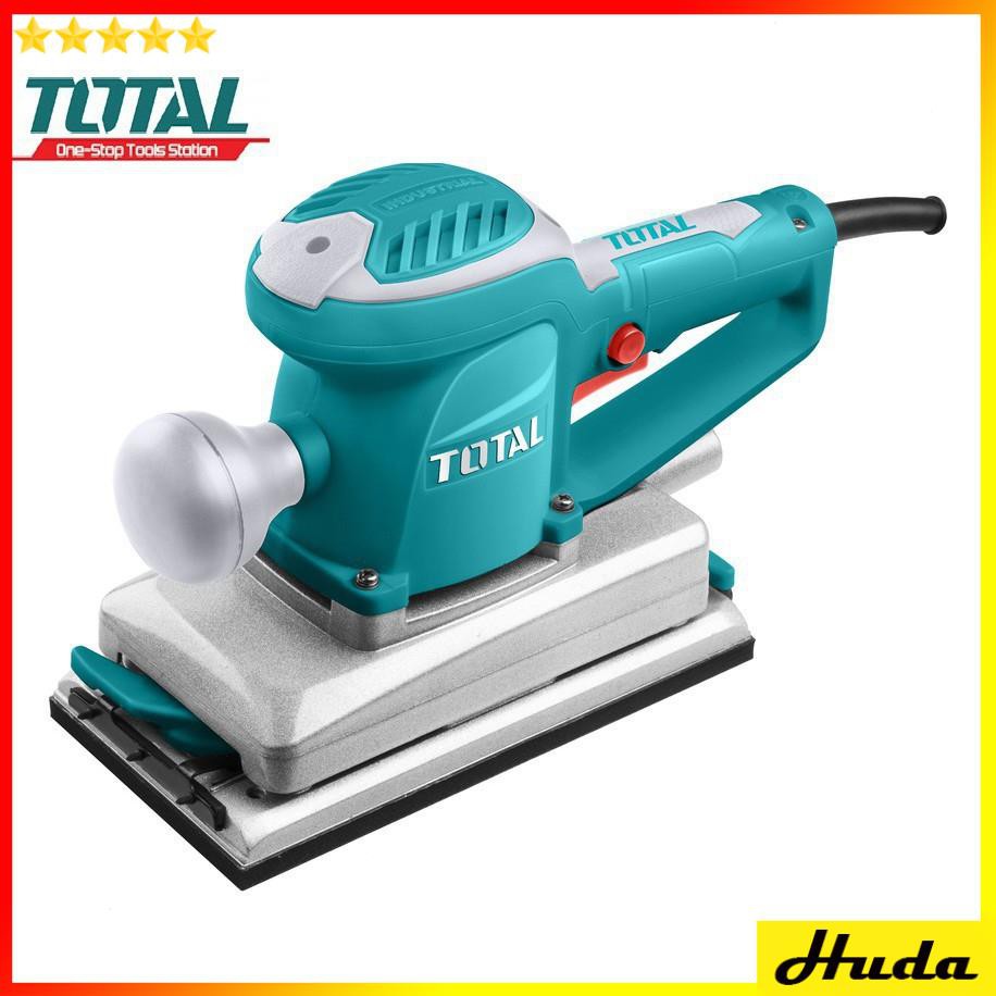 350W MÁY CHÀ NHÁM CHỮ NHẬT Total TF1302206 (KÈM THEO 5 TẤM GIẤY NHÁM) uio