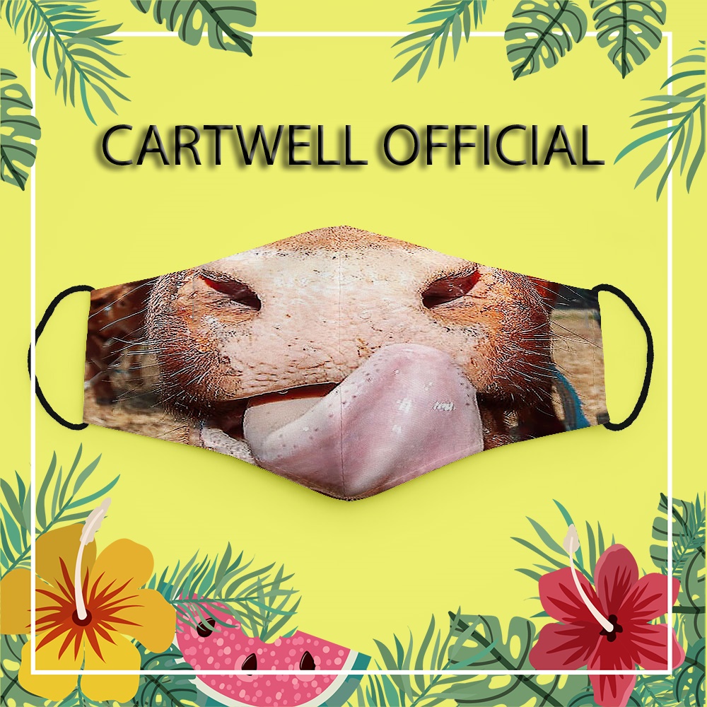 Khẩu trang đáng yêu thú cưng cute dễ thương hoạt hình cho bé Mặt Thú Cưng CARTWELL chất liệu vải mềm dành cho nam nữ có