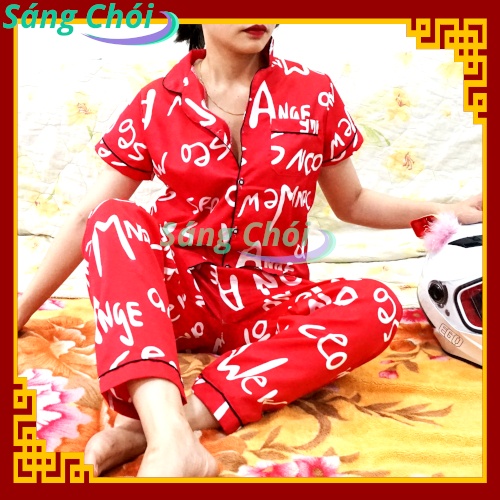 Chọn Mẫu❤️🌈☘️Bộ Pijama tay ngắn quần dài 40-60kg