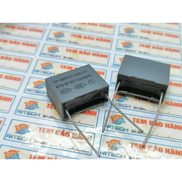 Combo 8 chiếc Tụ MKP67 Y1 440V ~ 472M 0.0047UF 440VAC