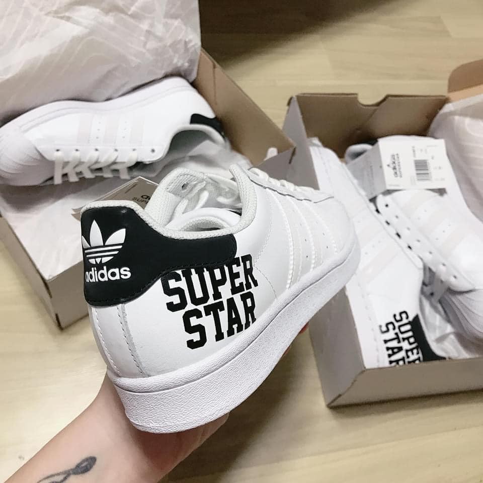 Giày Adidas Superstar Chính HãngFREESHIPAdidas Superstar Mini Logo Auth- Giày Sneaker Thể Thao Unisex- Simple Sneaker