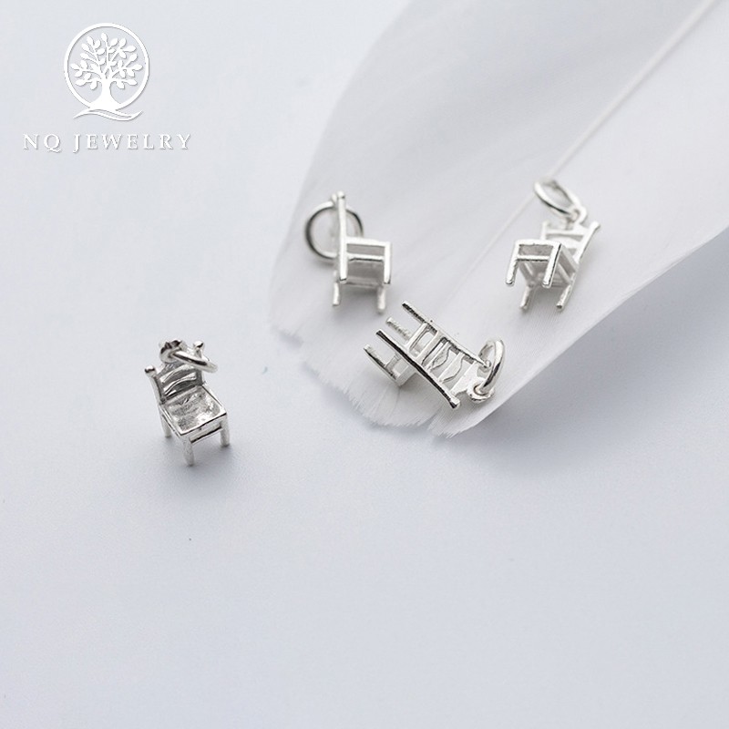 Charm bạc hình cái ghế treo - NQ Jewelry