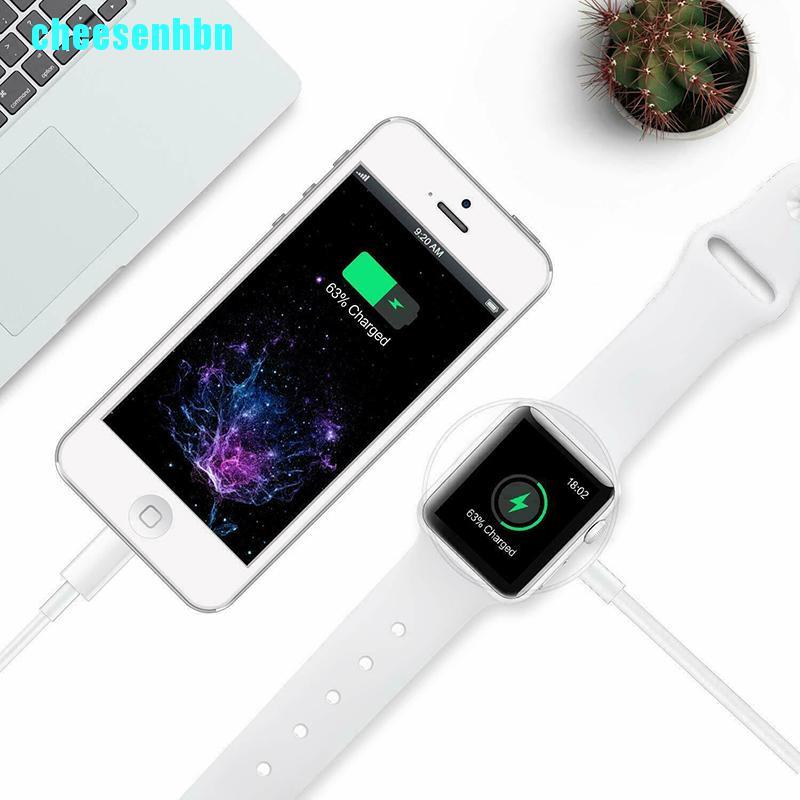 Cáp Sạc 2 Trong 1 Cho Đồng Hồ Thông Minh Apple Watch 5 / 4 / 3 / 2 / 1 Iphone 11 / Xr / Xs