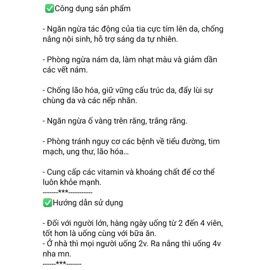 Viên uống chống nắng lựu 250mg Puritan Pride- 120 viên