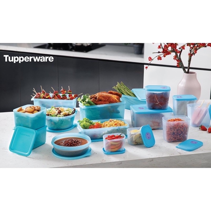 Blue ocean bộ trữ mát và trữ đông mega 15 + 4 đông 650ml tupperware