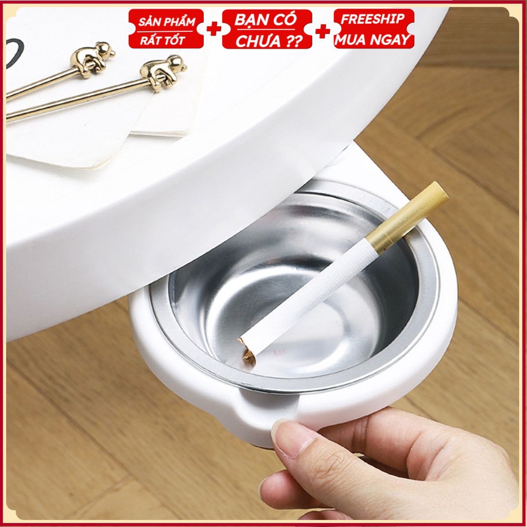 Khay Để Gạt Tàn Dưới Bàn Giấu Siêu Thông Minh - Dễ Dàng Vệ Sinh