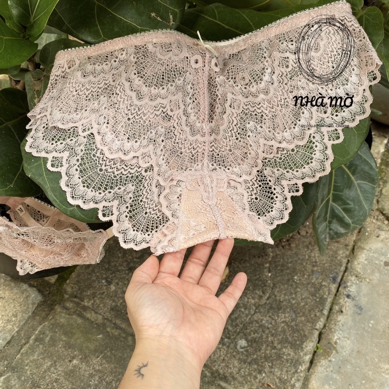 Set bra hồng đất CÁ CONCEPT đồ lót thiết kế có gọng không mút có lót nude đủ size | BigBuy360 - bigbuy360.vn