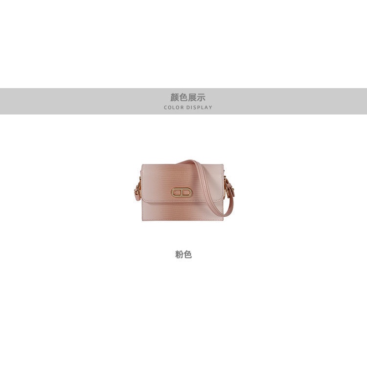 Túi Đeo Một Bên Vai Hình Vuông Nhỏ Màu Hồng Thời Trang Phong Cách Hàn Quốc Cho Nữ 2022