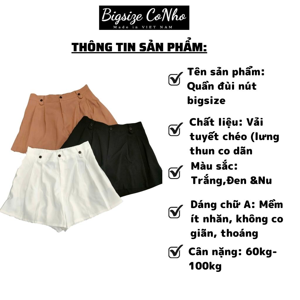 Quần short bigsize nữ form rộng 58-95kg QDM | BigBuy360 - bigbuy360.vn