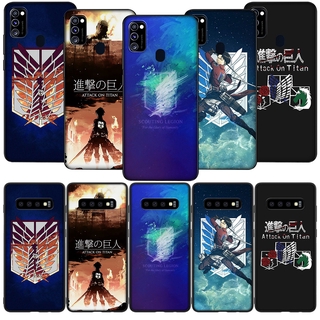 Ốp Lưng Silicon In Hình Attack On Titan Thời Trang Cho Samsung M51 A02S A31 A42 S21 S21S S30 5g Plus