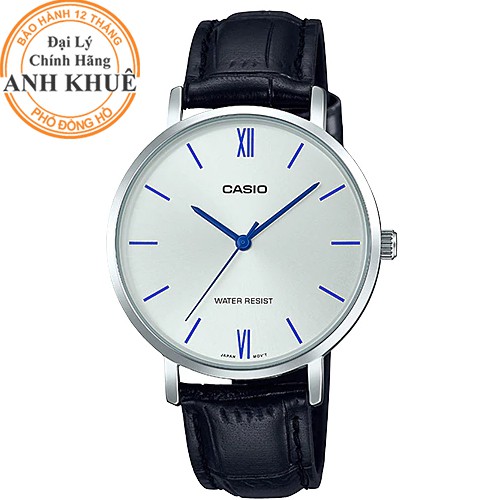 Đồng hồ nữ dây da Casio Anh Khuê LTP-VT01L-7B1UDF