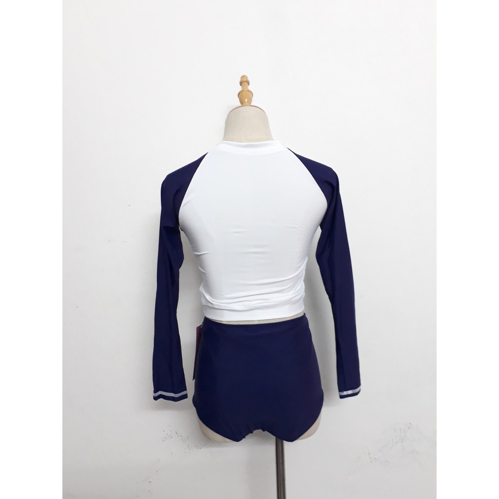 XẢ HÀNG Có sẵn bộ đồ bơi croptop trơn nữ eo cao giấu bụng | BigBuy360 - bigbuy360.vn