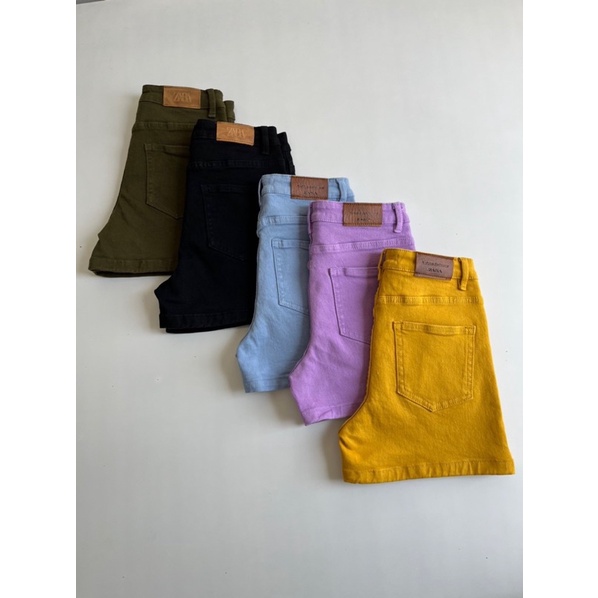 Quần short jeans màu