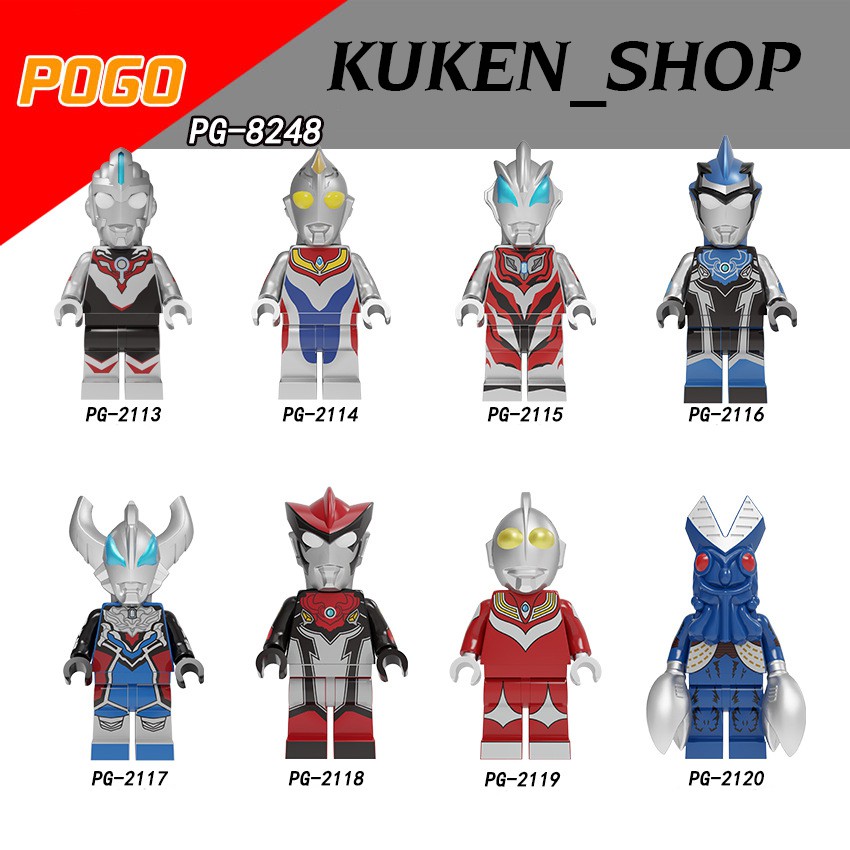 Minifigures Siêu Nhân Điện Quang Various Ultraman PG8248