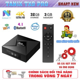 Android tivi box tx9 pro chip s912 - ram 3gb - rom 32gb