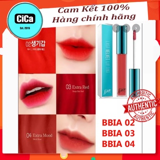 [Chính hãng] Son kem lì Bbia Last Velvet Lip Tint- ver 1 (BBIA 02 -BBIA 03 -BBIA 04)