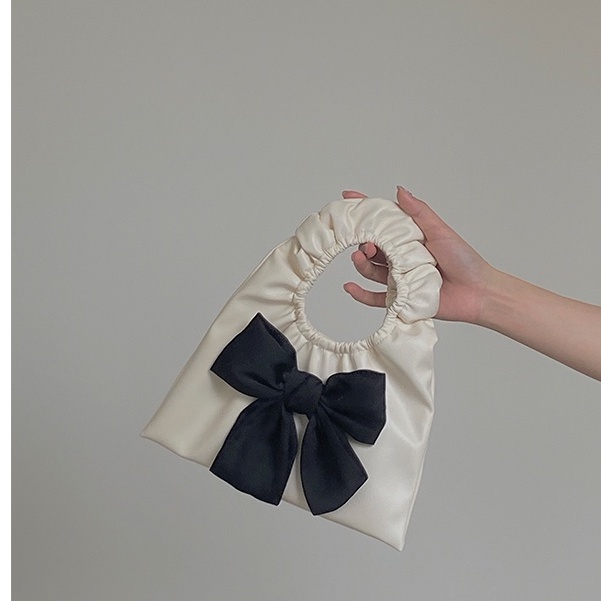 Túi Đeo Vai Mini Đính Nơ Kiểu Hàn Quốc Thời Trang Xuân Hè 2021 Cho Nữ