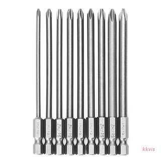 Set 9 đầu tua vít điện 1/4 100mm s2 ph1 ph2