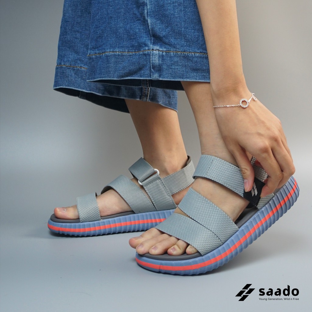 Sandal Saado chính hãng đế yezi nam nữ, Dép quai hậu nhẹ bền, không hôi chân YZ01, YZ02, YZ03, YZ04