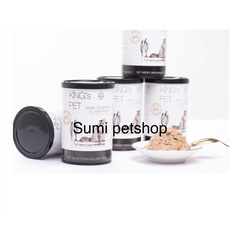 380gr Pate Hỗn hợp cá King’s Pet-Thức ăn cho chó mèo