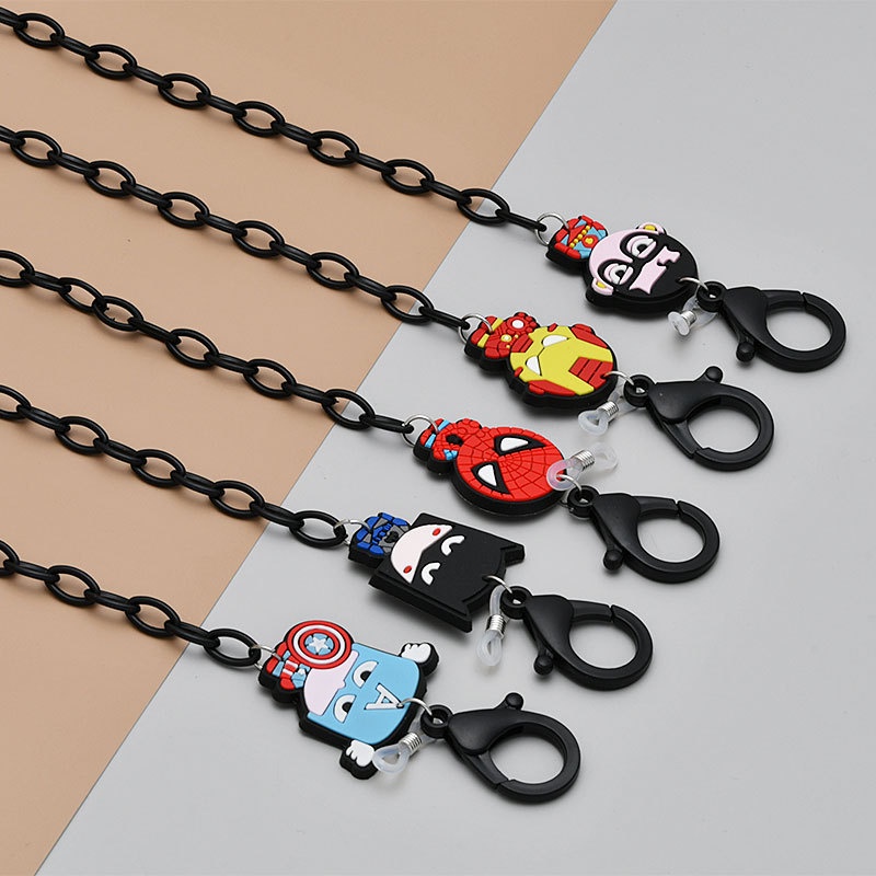 Dây đeo khẩu trang, mắt kính thời trang chống thất lạc - Dây Mắt Xích Hình Siêu Anh Hùng Và Chuột Mickey