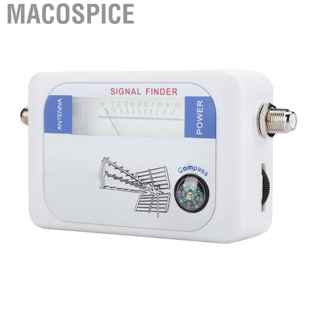 Thiết Bị Dò Sóng Vệ Tinh Kỹ Thuật Số Macospice Dvb-T / T2 Vhf Uhf Băng Tần Kép 55~85db