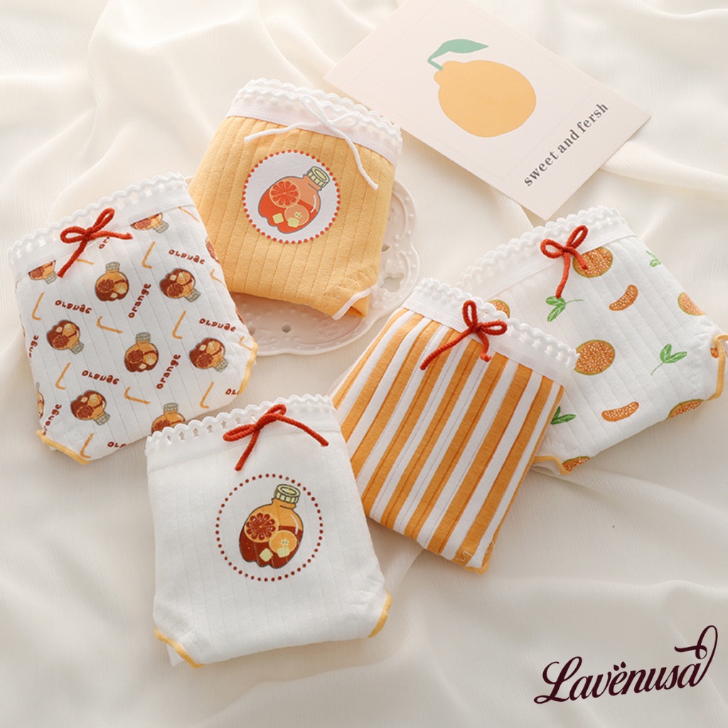 Quần lót nữ cotton kháng khuẩn mềm mịn dễ thương đáng yêu LAVENUSA QL90