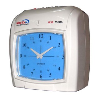Máy chấm công Thẻ giấy WISE EYE WSE - 7500A tặng thêm 3 cọc thẻ( 300 thẻ )trị giá 250k