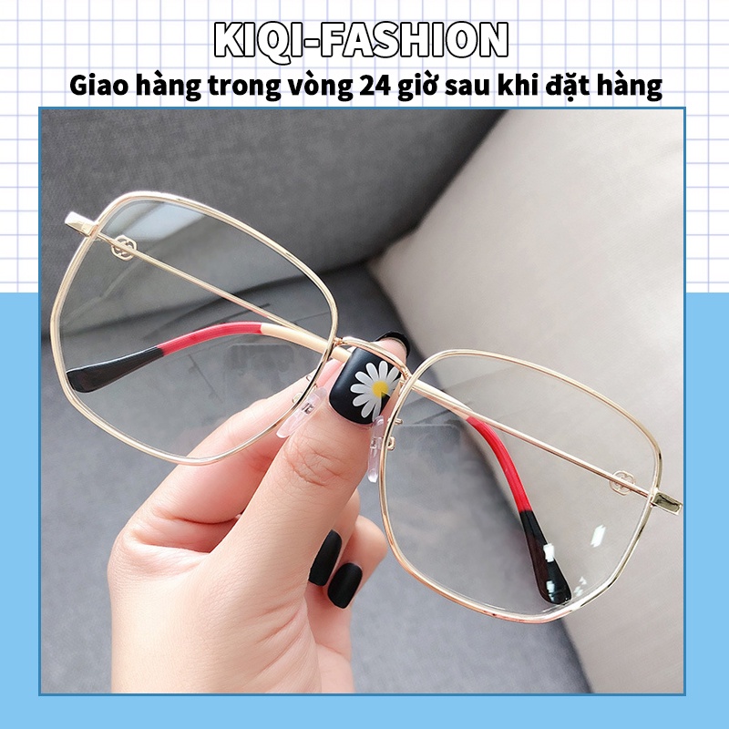 Mắt kính gọng kim loại chống tia bức xạ thời trang dành cho nam và nữ