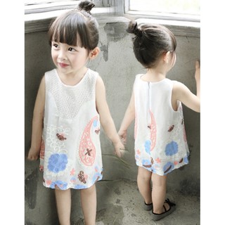👗👗Đầm bé gái thêu hoa nổi cực xinh👗👗