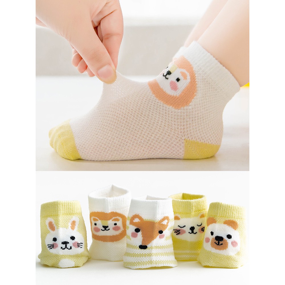 Vớ Em Bé Trai & Gái 6-1 Tuổi Chất Liệu Cotton