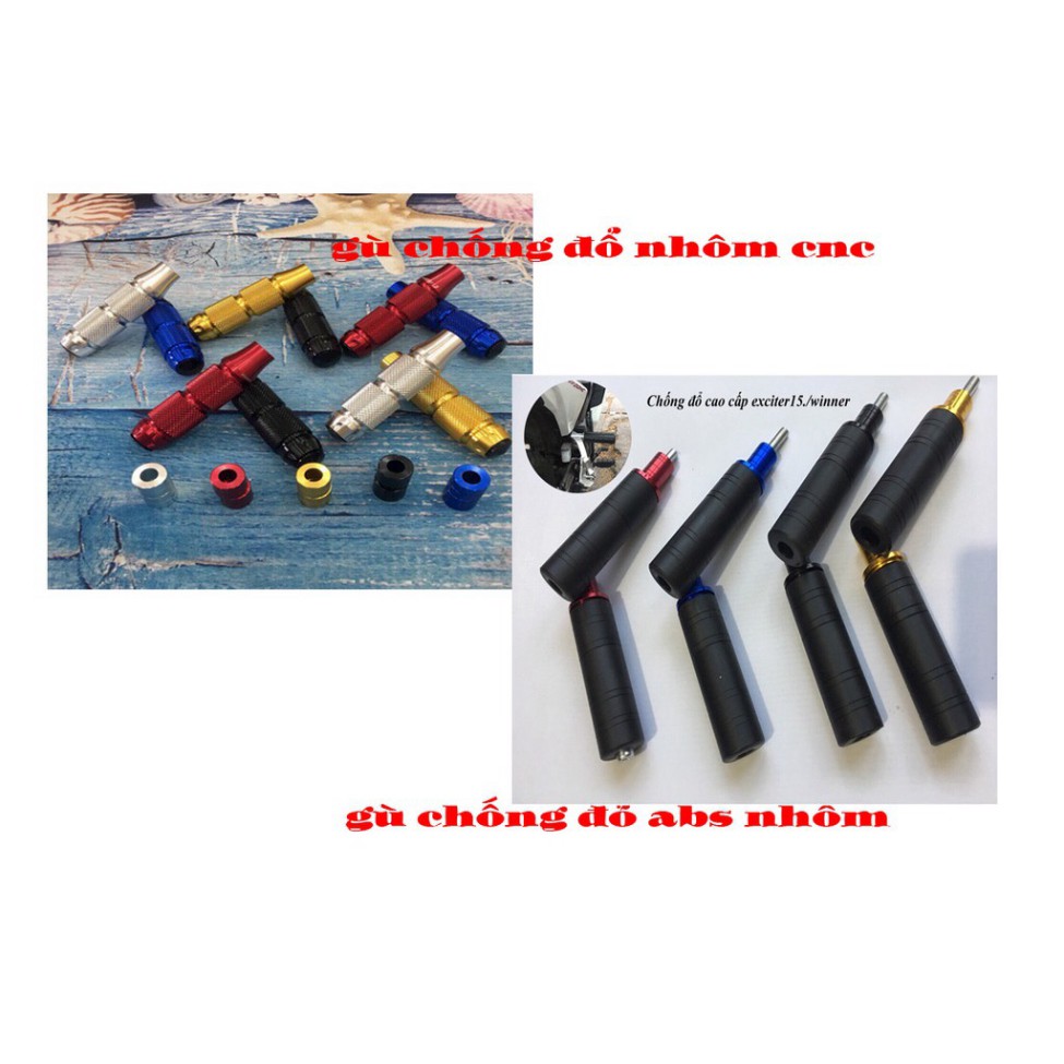 Gù chống đổ nhôm abs lắp các dòng xe