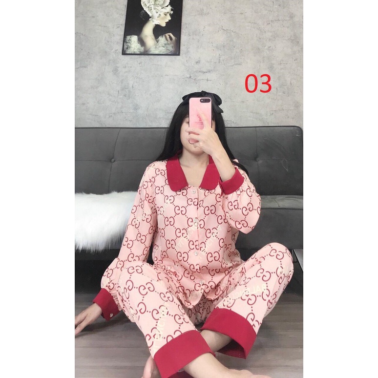 Bộ đồ ngủ lụa dài tay | BigBuy360 - bigbuy360.vn