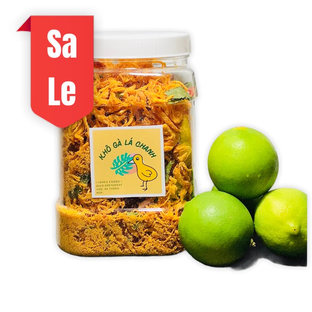 Khô Gà Lá Chanh 500g_ Kết Nối Yêu Thương_Ăn Vặt 1998s Foods | BigBuy360 - bigbuy360.vn