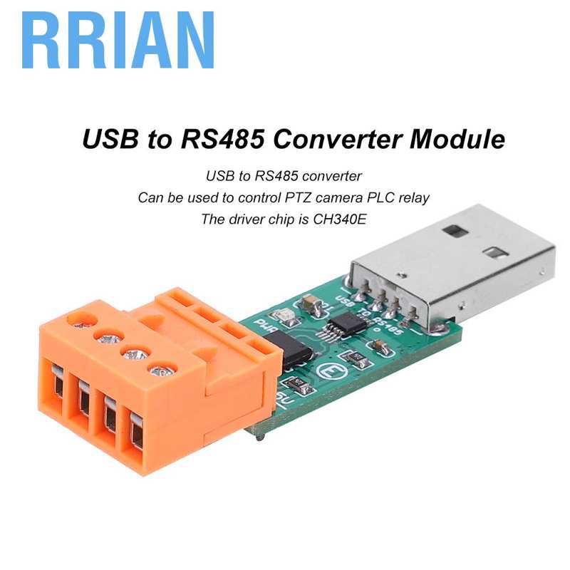 Rrian USB to RS485 Converter Module Serial Adapter Industrial Grade Port UART CH340 SP232 SP485