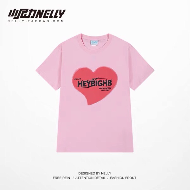 Áo phông nelly heybig sale (có sẵn) 5 trái tim