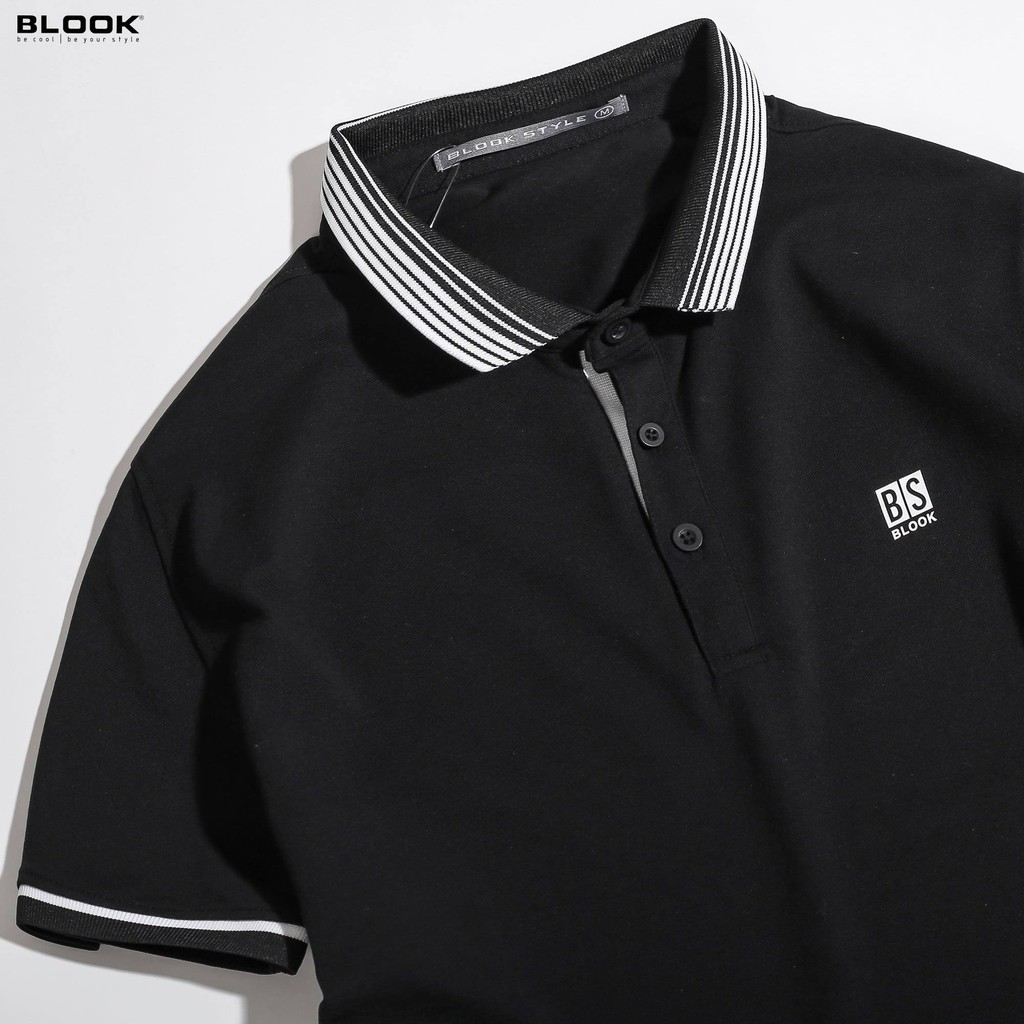 Áo polo nam slimfit BLOOK vải cotton 5 màu in logo BS mã 42613 (HÌNH THẬT) | BigBuy360 - bigbuy360.vn