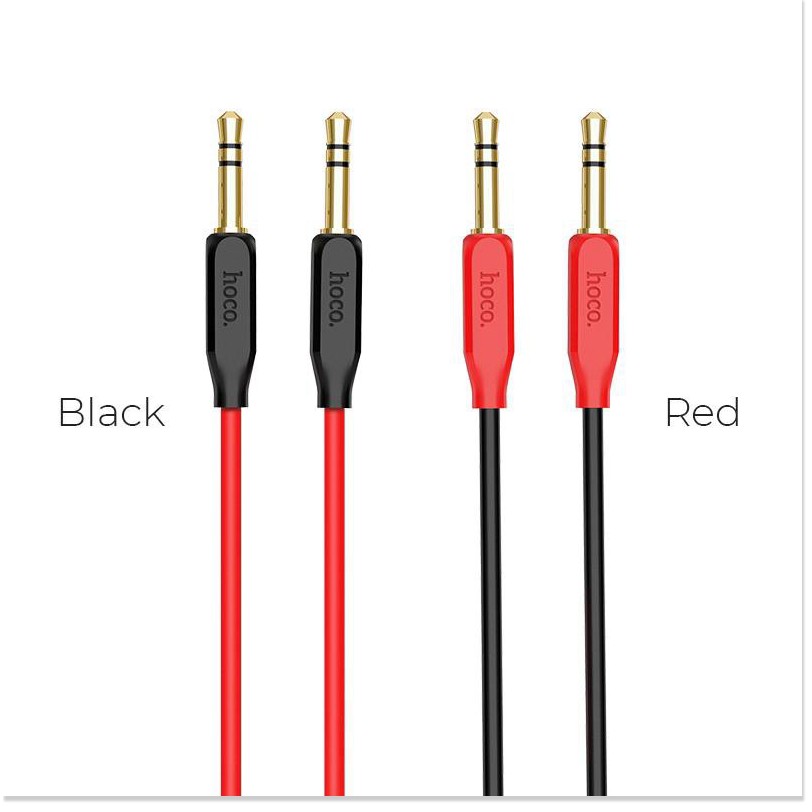 Cáp âm thanh Hoco UPA11 AUX dài 1m - Jack 3.5 phích cắm mạ vàng đồng nguyên chất - MrPhukien