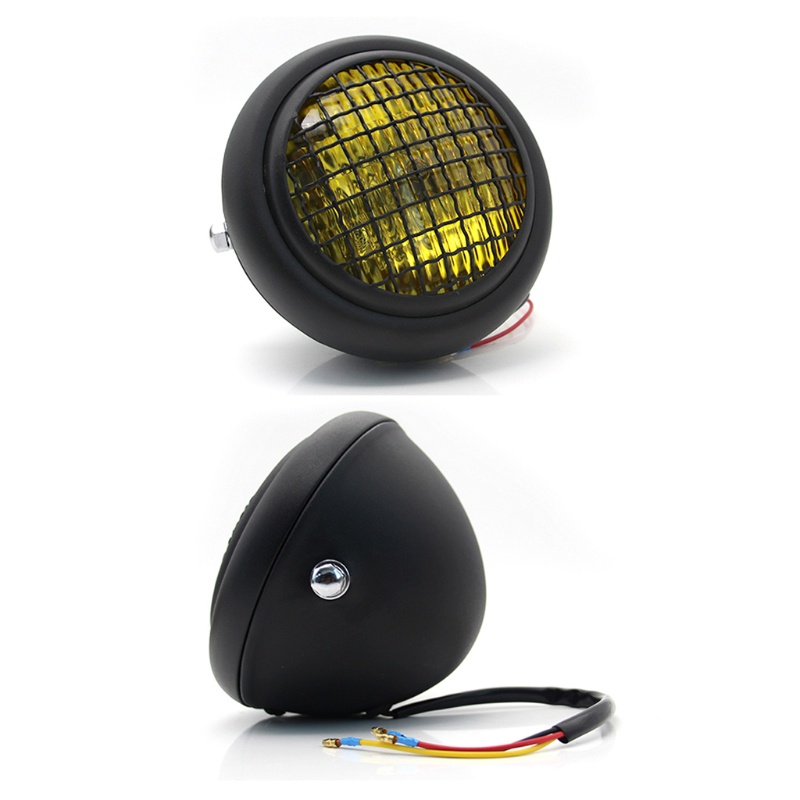 Chụp Đèn Pha Hình Tròn Phong Cách Vintage Thông Dụng Cho Xe Máy