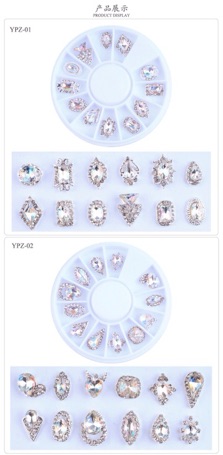 [Đá khối nail rẻ] Charm đá kiểu gắn móng trang trí (IB chọn màu)