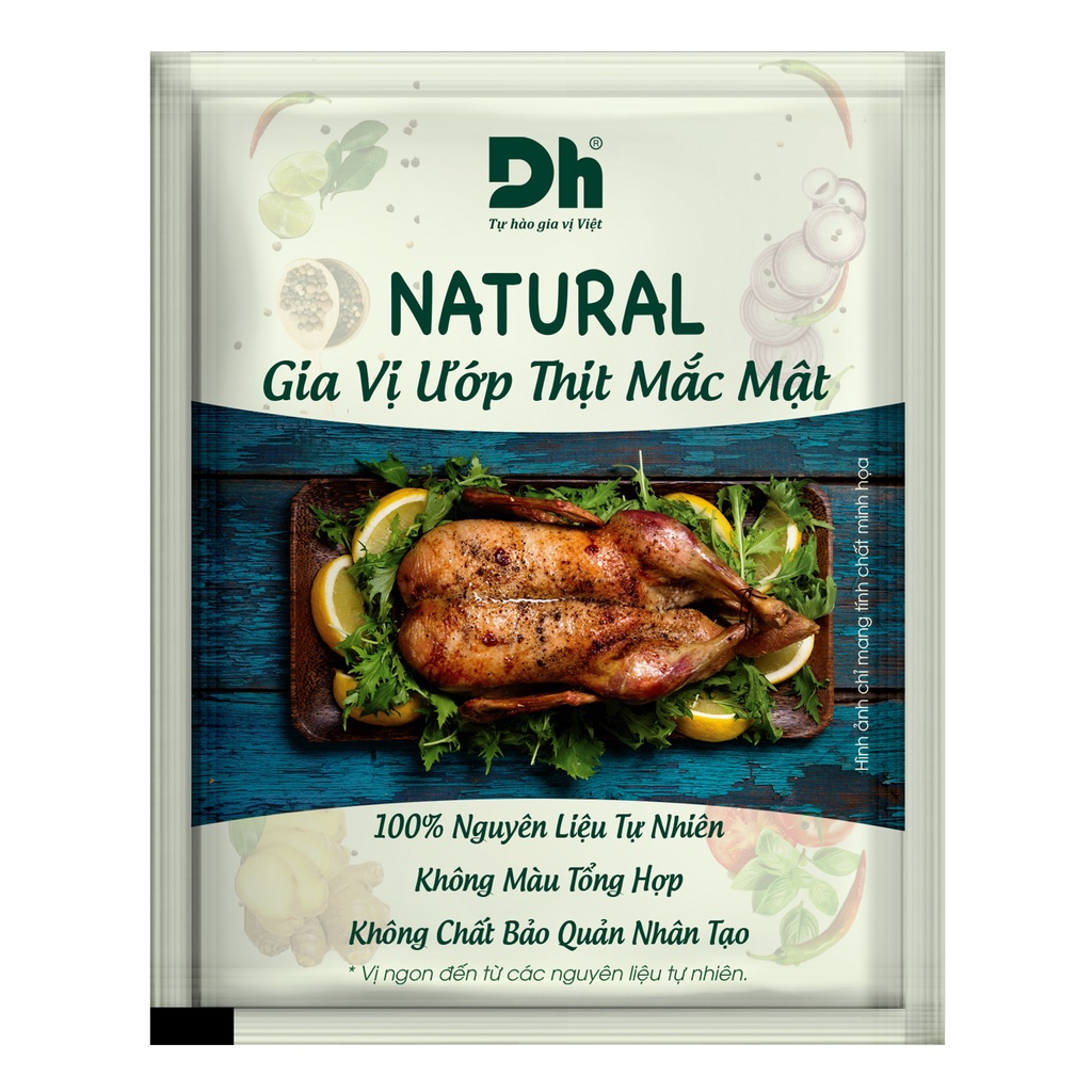 Bột gia vị ngũ vị hương Natural ướp thịt nêm sẵn thành phần tự nhiên gói 10gr - Foodplus